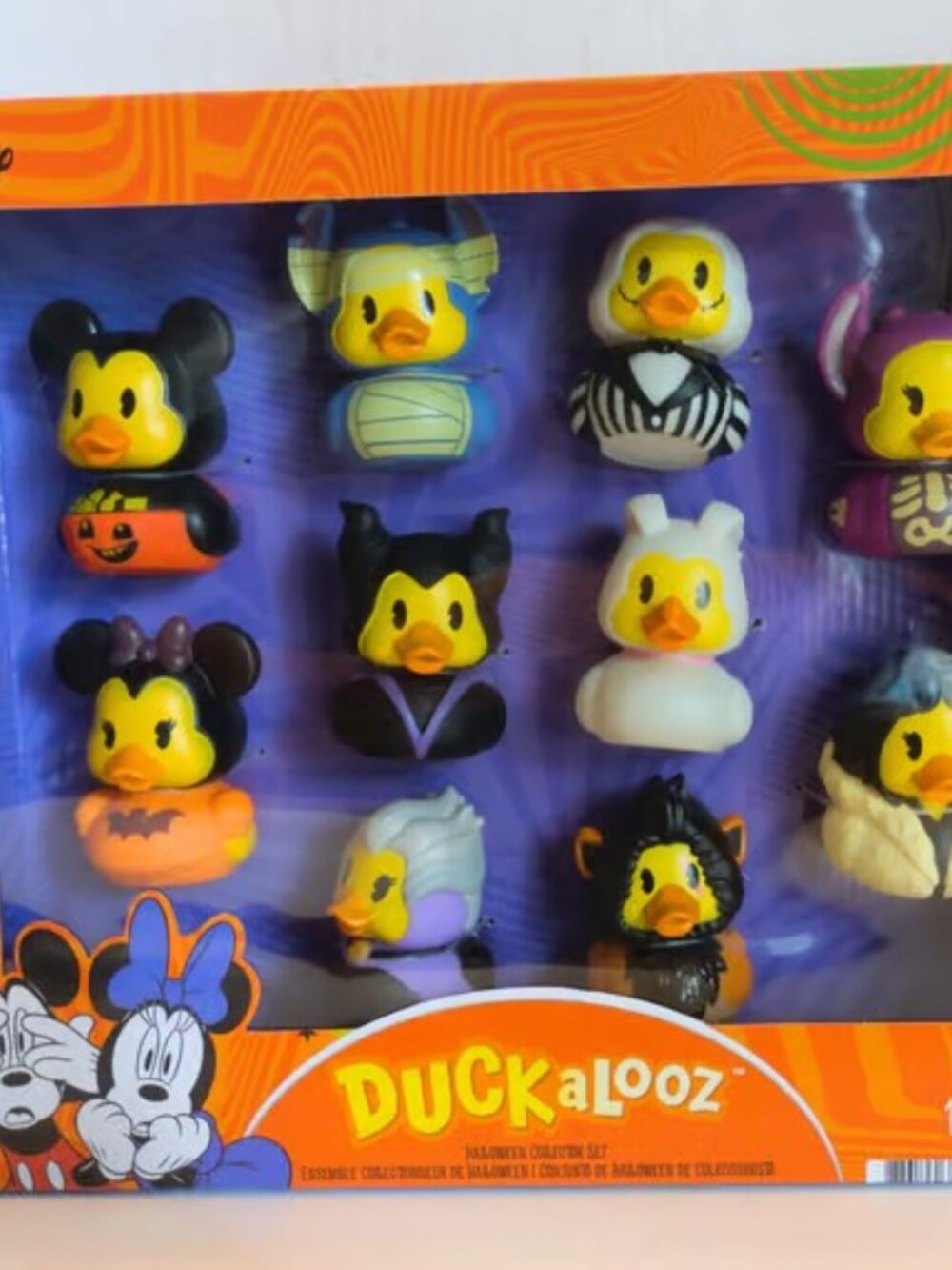 Disney Halloween Duckalooz Multipack of 10 Rubber Ducks Set Brand New